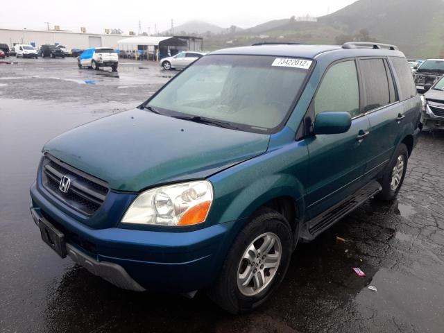HONDA PILOT EXL 2003 with VIN 2HKYF18673H510918 - Photo from auction