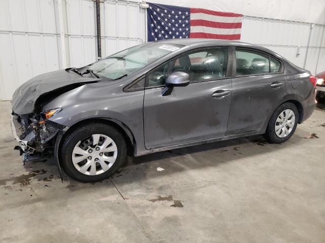 HONDA CIVIC LX 2012 with VIN 2HGFB2F55CH315431 - Photo from auction
