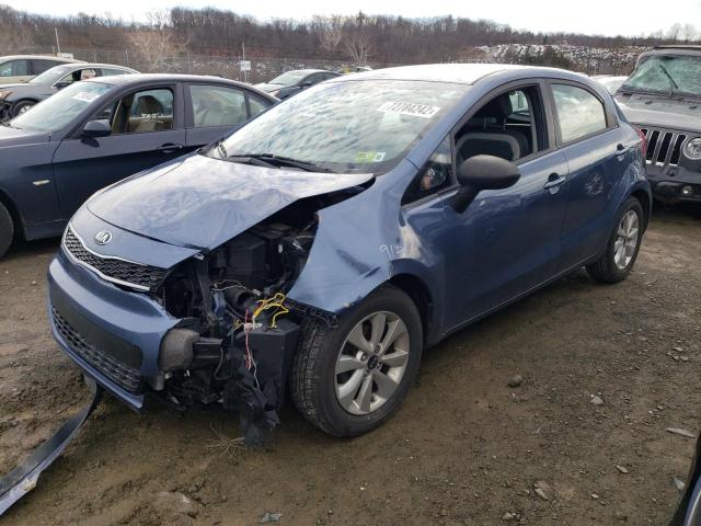 KIA RIO EX 2016 with VIN KNADN5A39G6659949 - Photo from auction