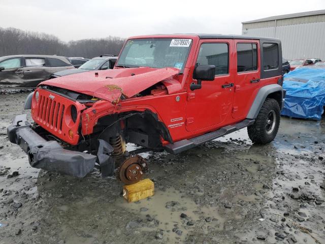 JEEP WRANGLER U 2012 with VIN 1C4BJWDG3CL147996 - Photo from auction