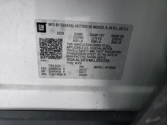 Photo 14 from auction – 2019 GMC TERRAIN SL with VIN 3GKALVEV4KL203335