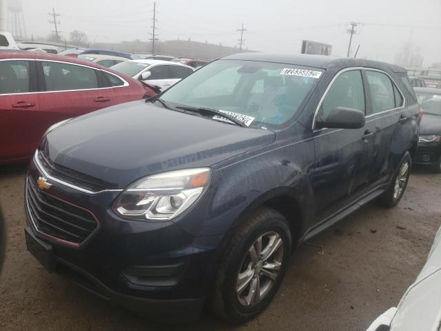 CHEVROLET EQUINOX LS 2017 with VIN 2GNALBEK9H1596850 - Photo from auction