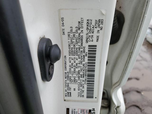 Photo 14 from auction – 2005 TOYOTA 4RUNNER SR with VIN JTEBU14RX50070121