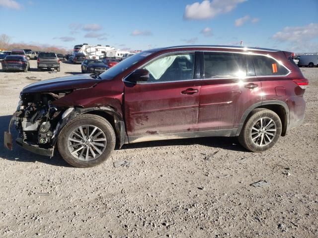 TOYOTA HIGHLANDER 2019 with VIN 5TDJZRFH9KS980484 - Photo from auction