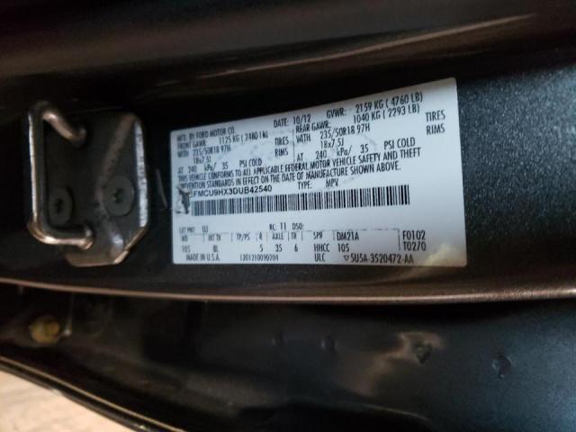 Photo 14 from auction – 2013 FORD ESCAPE SEL with VIN 1FMCU9HX3DUB42540