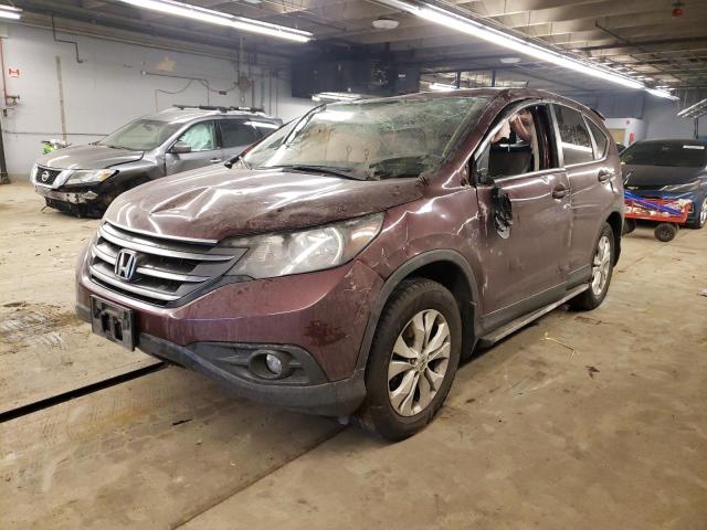HONDA CR-V EX 2014 with VIN 5J6RM4H50EL110503 - Photo from auction