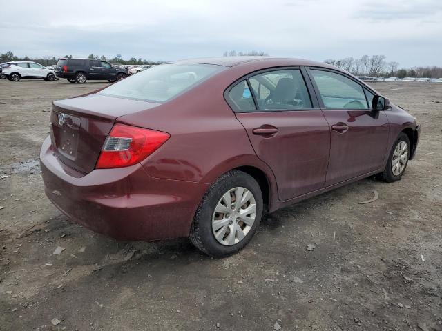 Photo 3 from auction – 2012 HONDA CIVIC LX with VIN 19XFB2F54CE374268
