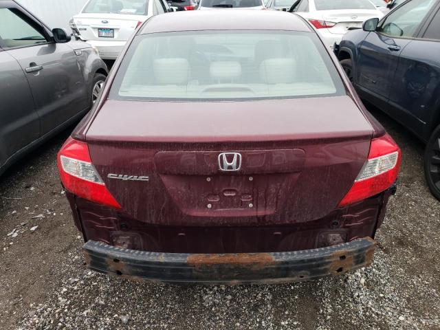 Photo 6 from auction – 2012 HONDA CIVIC LX with VIN 19XFB2F54CE031539