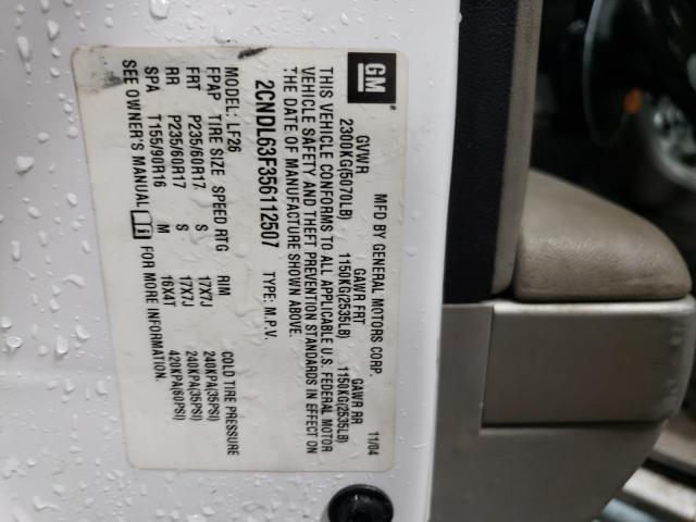 Photo 14 from auction – 2005 CHEVROLET EQUINOX LT with VIN 2CNDL63F356112507