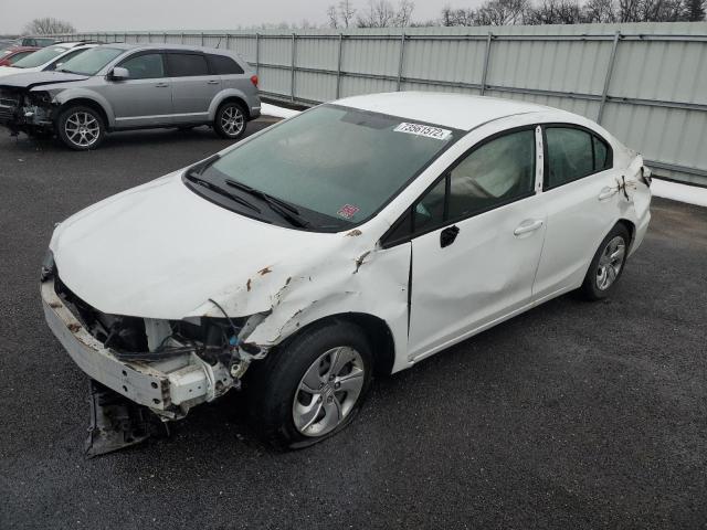 HONDA CIVIC LX 2013 with VIN 19XFB2F57DE081739 - Photo from auction