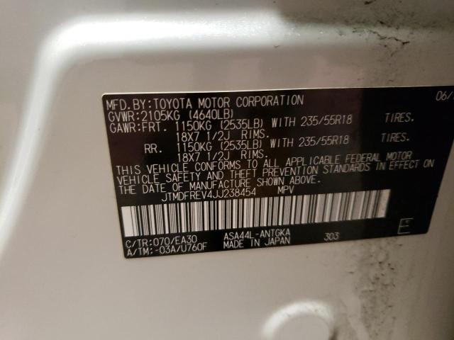 Photo 14 from auction – 2018 TOYOTA RAV4 LIMIT with VIN JTMDFREV4JJ238454