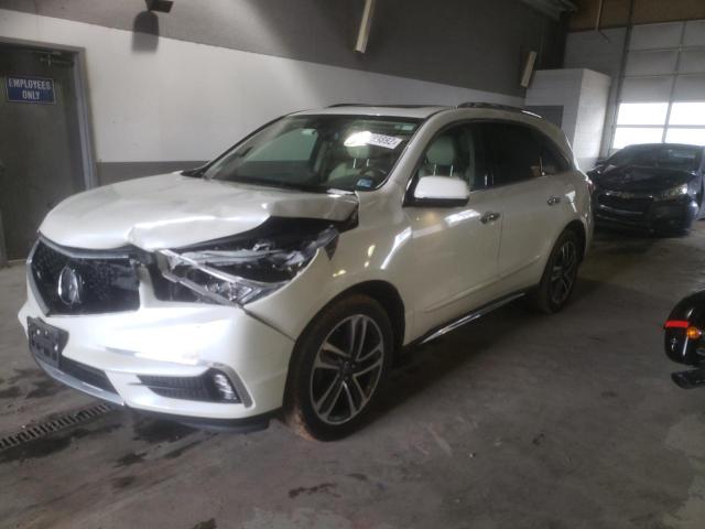 ACURA MDX ADVANC 2017 with VIN 5FRYD4H82HB027477 - Photo from auction