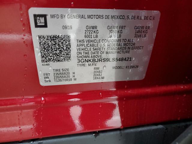 Photo 14 from auction – 2020 CHEVROLET BLAZER 3LT with VIN 3GNKBJRS9LS548421