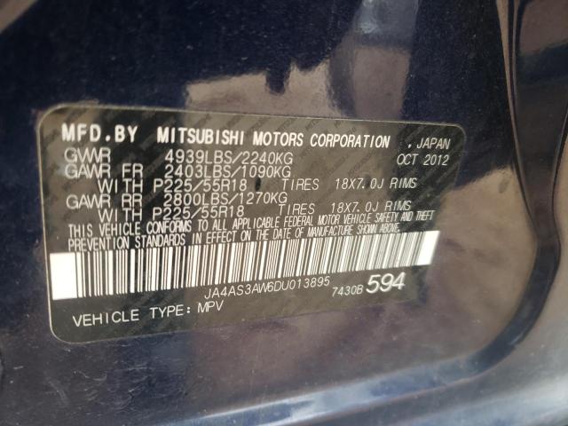 Photo 14 from auction – 2013 MITSUBISHI OUTLANDER with VIN JA4AS3AW6DU013895