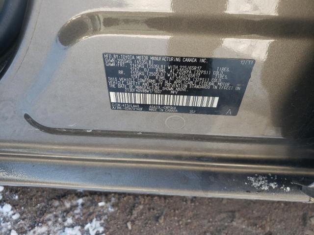 Photo 14 from auction – 2011 TOYOTA RAV4 LIMIT with VIN 2T3DF4DV8BW171607