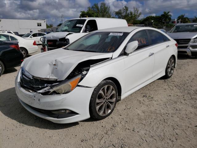 Photo 1 from auction – 2014 HYUNDAI SONATA SE with VIN 5NPEC4AB0EH849012