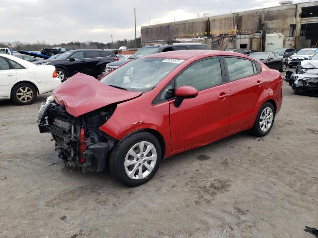 KIA RIO LX 2013 with VIN KNADM4A35D6219784 - Photo from auction