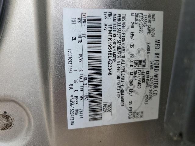 Photo 14 from auction – 2008 FORD EXPEDITION with VIN 1FMFK19518LA23348