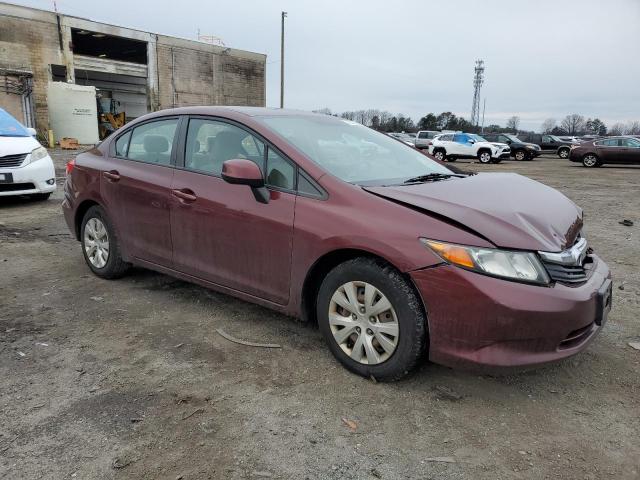 Photo 4 from auction – 2012 HONDA CIVIC LX with VIN 19XFB2F54CE374268