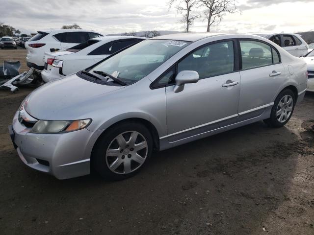 HONDA CIVIC LX 2010 with VIN 19XFA1F51AE051144 - Photo from auction