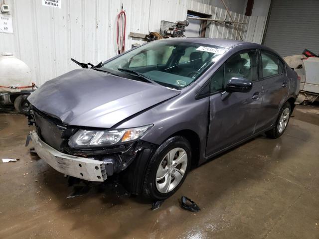 HONDA CIVIC LX 2015 with VIN 19XFB2F50FE107262 - Photo from auction