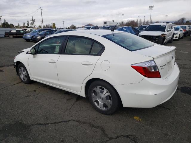 Photo 2 from auction – 2012 HONDA CIVIC HYBR with VIN JHMFB4F20CS008692