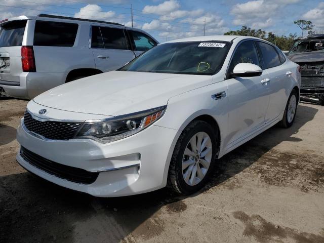 KIA OPTIMA EX 2016 with VIN 5XXGU4L32GG063190 - Photo from auction