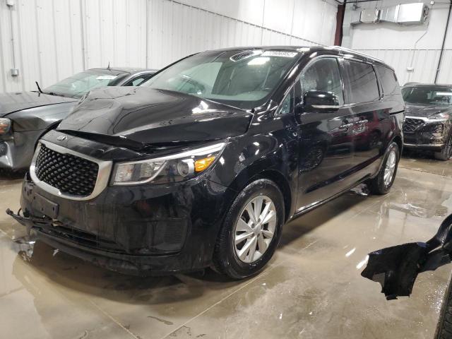 KIA SEDONA LX 2017 with VIN KNDMB5C11H6313709 - Photo from auction