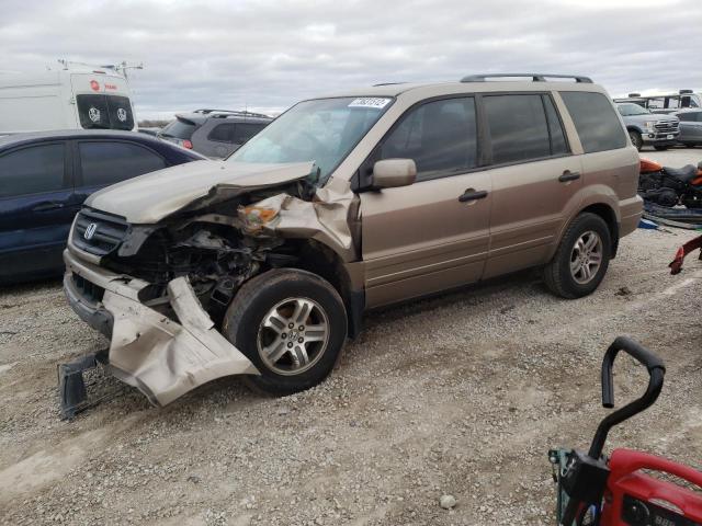 HONDA PILOT EX 2003 with VIN 2HKYF18403H618439 - Photo from auction