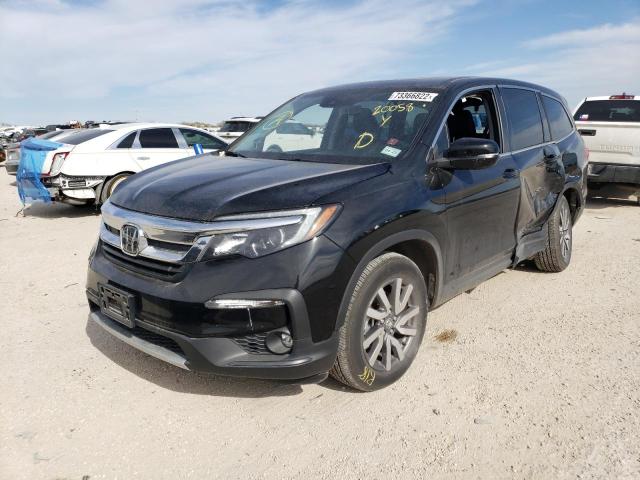 Photo 1 from auction – 2021 HONDA PILOT EXL with VIN 5FNYF5H59MB021838