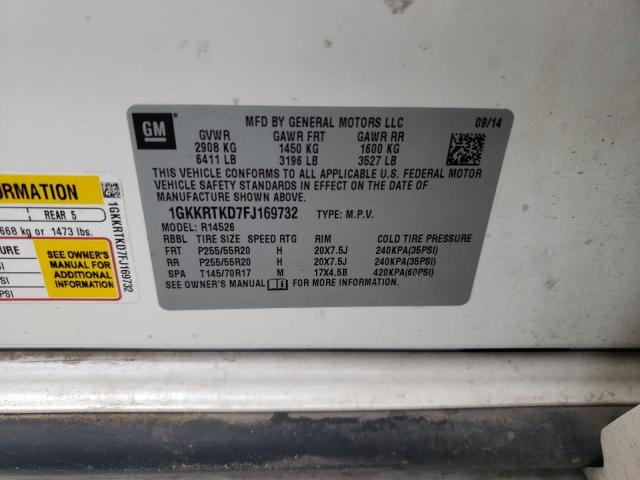 Photo 14 from auction – 2015 GMC ACADIA DEN with VIN 1GKKRTKD7FJ169732