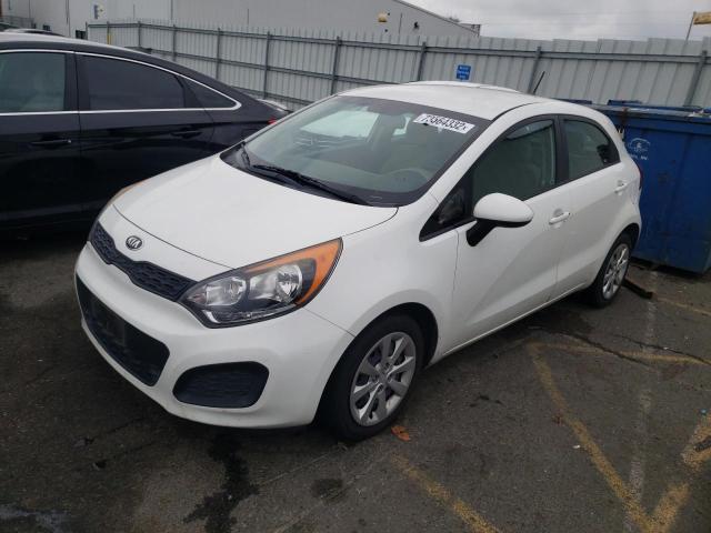 KIA RIO LX 2014 with VIN KNADM5A36E6420035 - Photo from auction