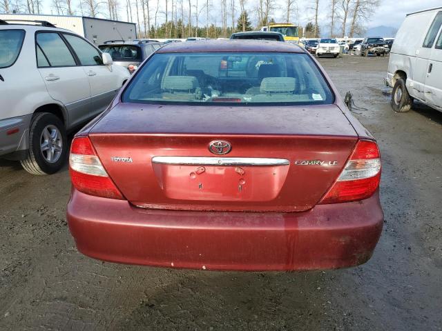 Photo 6 from auction – 2003 TOYOTA CAMRY LE with VIN JTDBE32K930146265