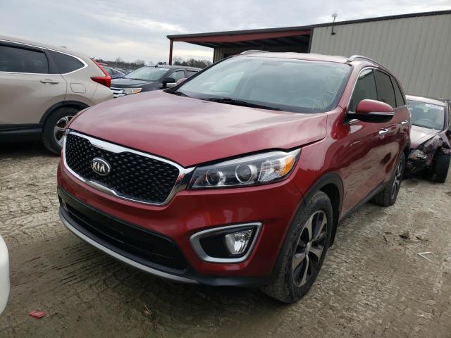 KIA SORENTO EX 2016 with VIN 5XYPHDA19GG145645 - Photo from auction