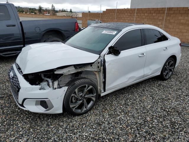 AUDI A3 PREMIUM 2022 with VIN WAUGUDGY2NA088134 - Photo from auction
