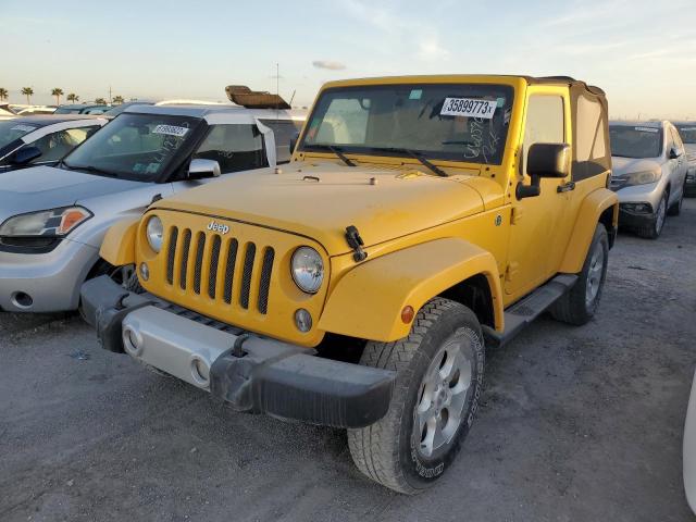 Photo 1 from auction – 2015 JEEP WRANGLER S with VIN 1C4AJWBG3FL686881
