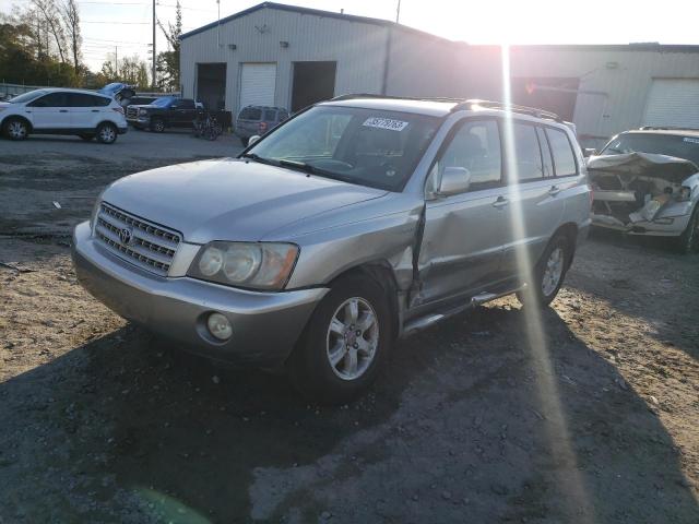 TOYOTA HIGHLANDER 2001 with VIN JTEHF21A110016483 - Photo from auction