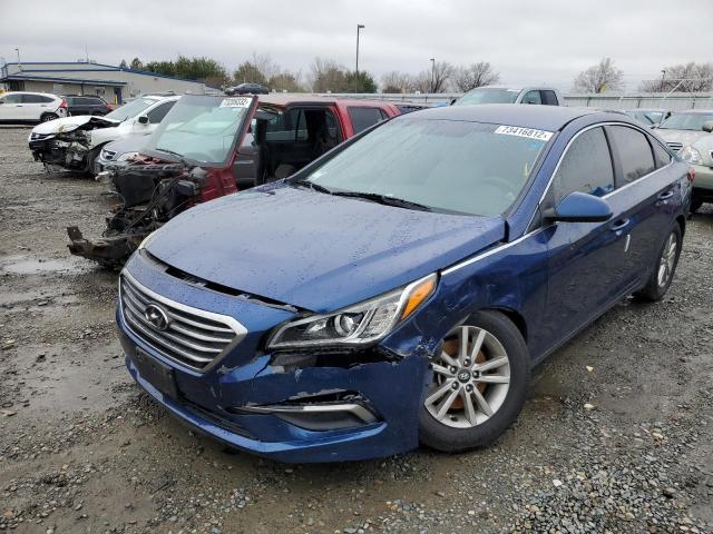 HYUNDAI SONATA SE 2016 with VIN 5NPE24AF7GH399111 - Photo from auction