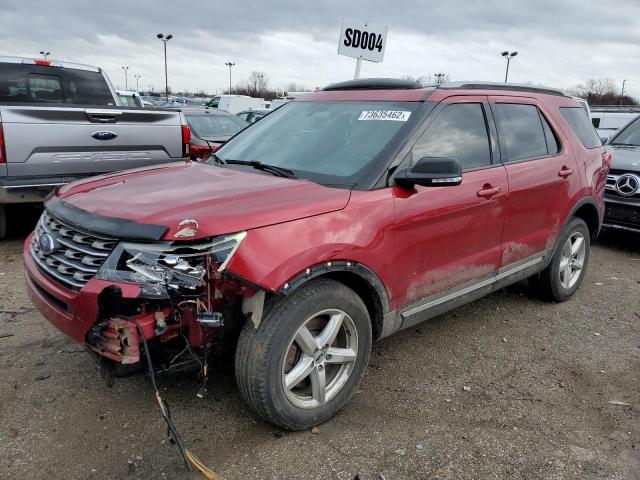 FORD EXPLORER X 2017 with VIN 1FM5K8DH2HGD38206 - Photo from auction