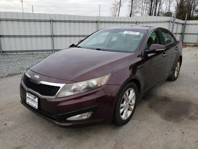 KIA OPTIMA LX 2013 with VIN 5XXGM4A77DG141481 - Photo from auction