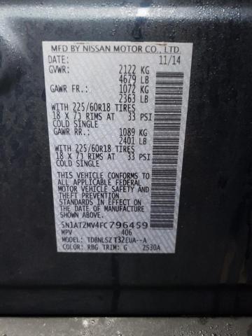 Photo 14 from auction – 2015 NISSAN ROGUE S with VIN 5N1AT2MV4FC796459