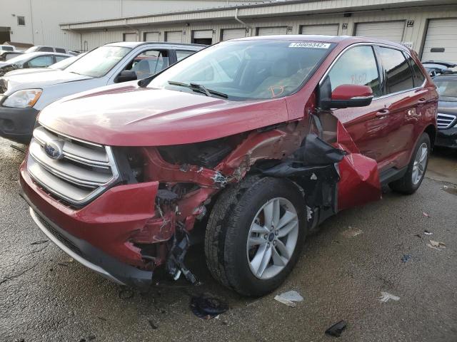 FORD EDGE SEL 2017 with VIN 2FMPK3J95HBC35863 - Photo from auction