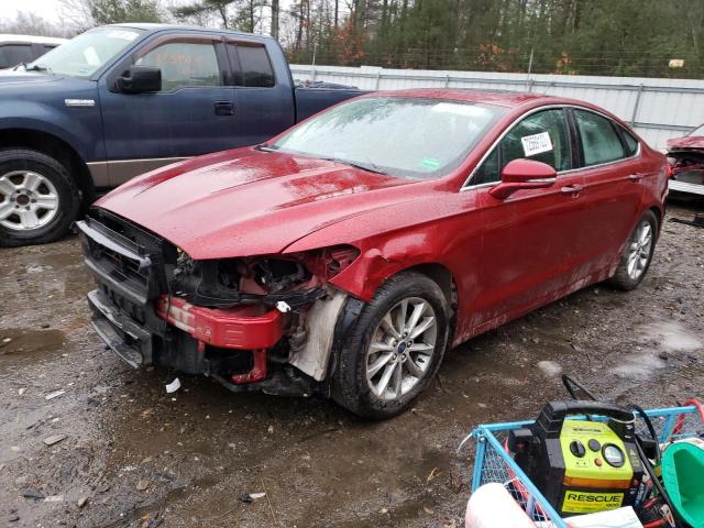 FORD FUSION SE 2017 with VIN 3FA6P0HD4HR130054 - Photo from auction