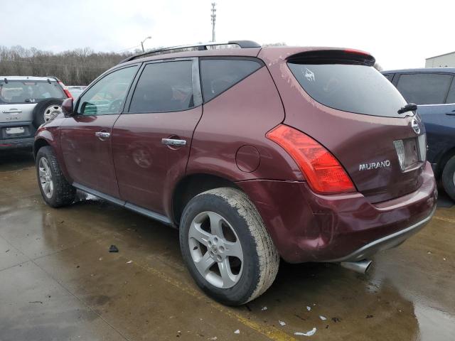 Photo 2 from auction – 2005 NISSAN MURANO SL with VIN JN8AZ08W35W410058