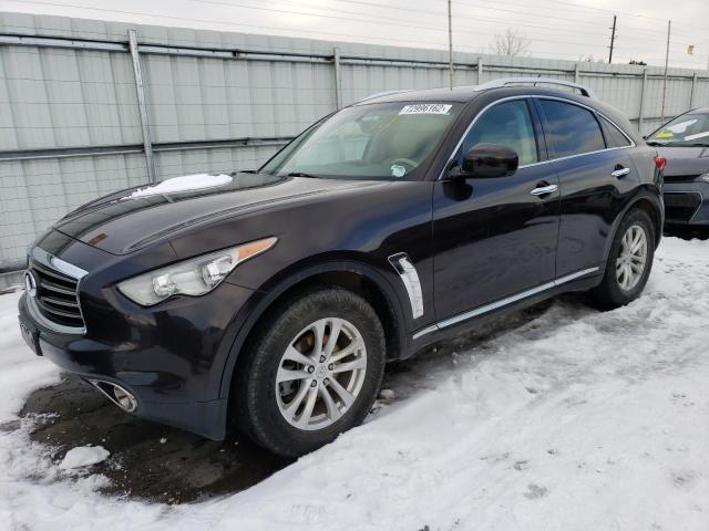 INFINITI FX35 2012 with VIN JN8AS1MW7CM154600 - Photo from auction