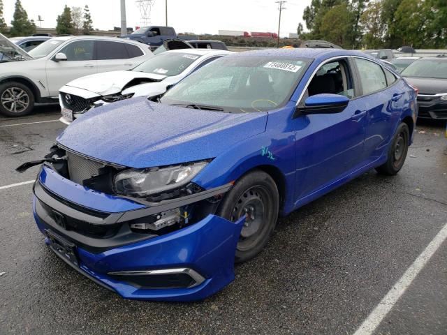HONDA CIVIC LX 2020 with VIN 19XFC2F60LE203359 - Photo from auction