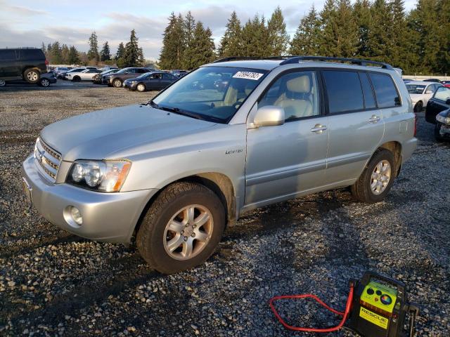 TOYOTA HIGHLANDER 2003 with VIN JTEHF21A630116131 - Photo from auction
