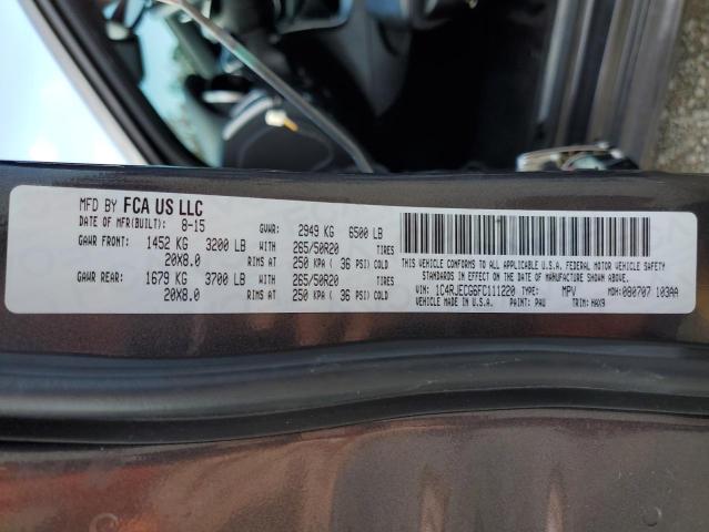 Photo 14 from auction – 2015 JEEP GRAND CHER with VIN 1C4RJECG6FC111220