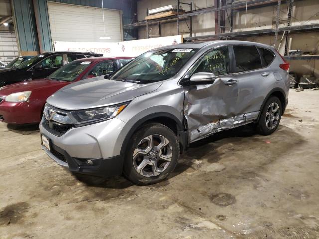 HONDA CR-V EX 2018 with VIN 7FARW2H54JE023130 - Photo from auction