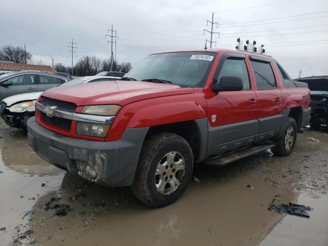 CHEVROLET AVALANCHE 2002 with VIN 3GNEK13T52G100256 - Photo from auction